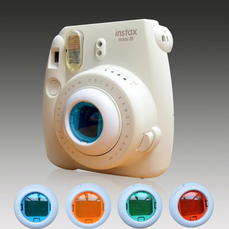 4-piece set of color filters for instax mini 