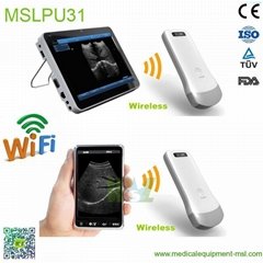 Advanced wireless ultrasound transducer | wireless ultrasound probe MSLPU31(work