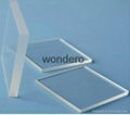 polished transparent  fused silica quartz  plate  1