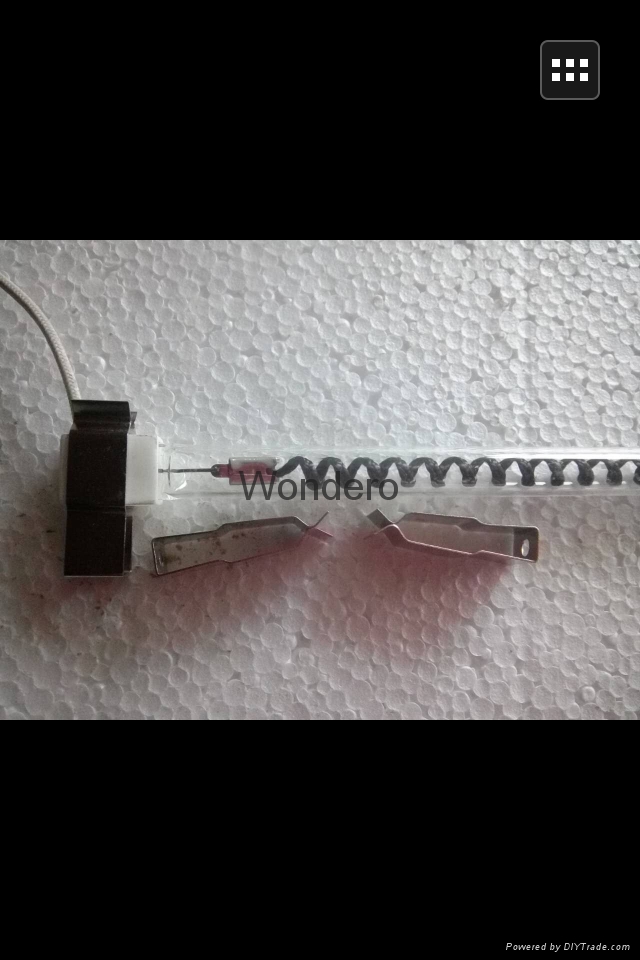 Far Infrared carbon fiber quartz heating element with relector house as