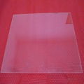 polished transparent  fused silica quartz  plate 