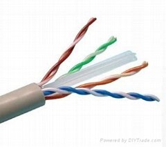 UL approved Cat6  4 pairs unshield twist  lan cable