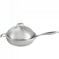 High quality stainless steel saucepan