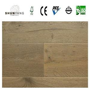 Brushed European Oak Engineered Wood Flooring