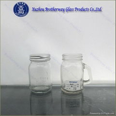 4oz Glass Mason Jar with Handle 