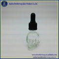 Clear Skull Glass Dropper Bottle with