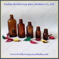 Amber Glass Essential Oil Dropper Bottle