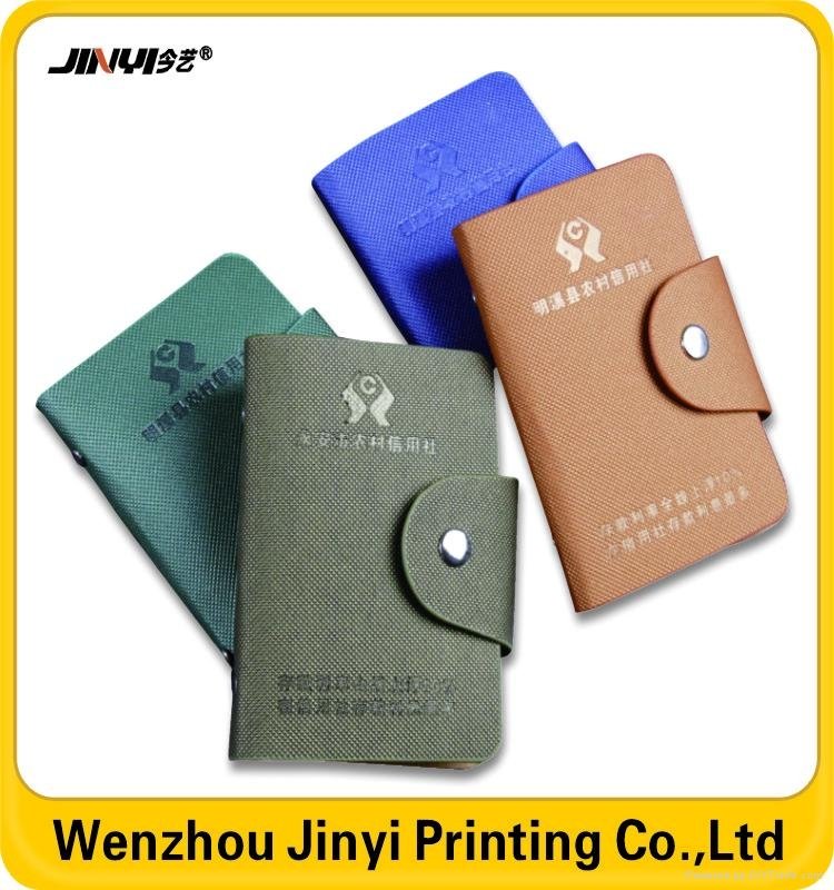 Pu leather business promotion card holder 2