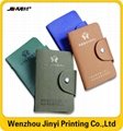 Pu leather business promotion card holder 2