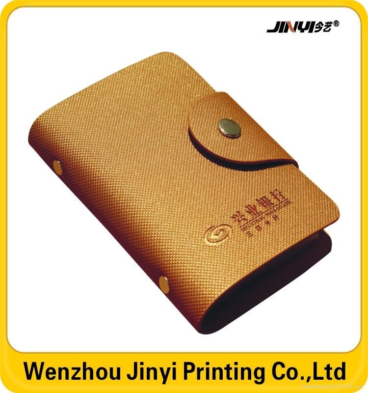 Pu leather business promotion card holder 3