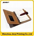 Factory manfacture leather office notebook
