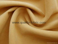 Twill brushed microfiber fabric