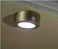 Rechargeable LED round light under cabinet  1