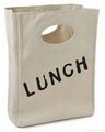 Natural white cotton handle or string promotional shopping  bag in Vietnam 1