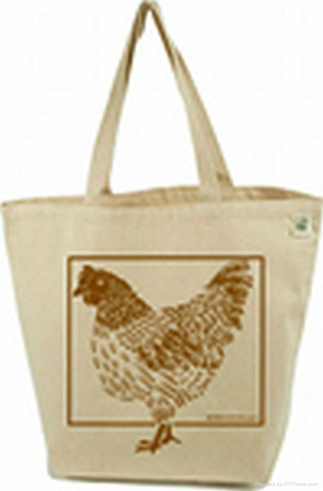 Natural white cotton handle or string promotional shopping  bag in Vietnam 5