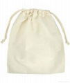 Drawstring combinated with small handled required cotton bag in Vietnam