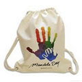 Fashionable Cotton drawstring bag for girl during trips 2