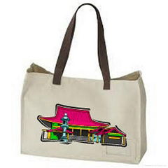 Canvas bag as a small meaning souvenir for girl