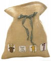 Jute bag packed potatoes or tomatoes 1