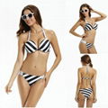 Fashion Design Wholesale Young Girl Underwire Halter Bikini Sexy 5