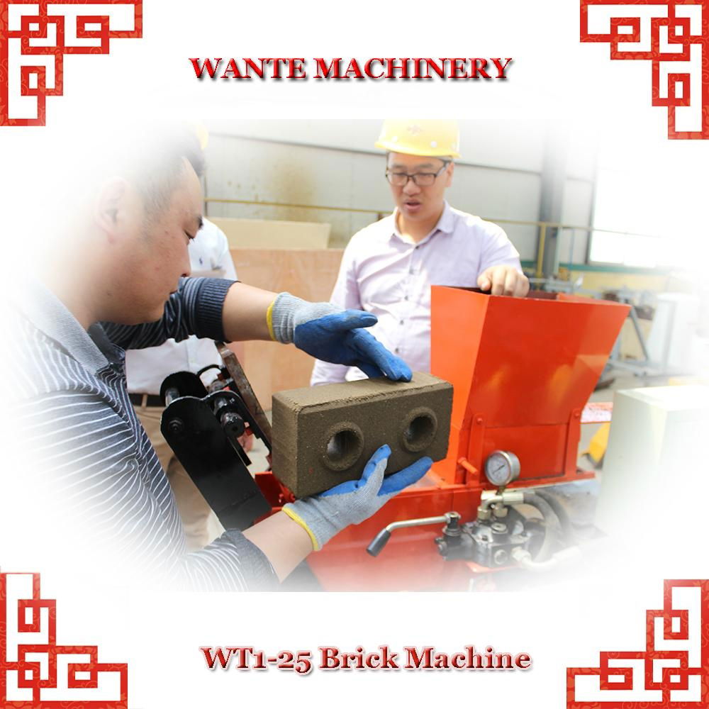 WANTE MACHINERY WT1-25 Interlock brick making machine