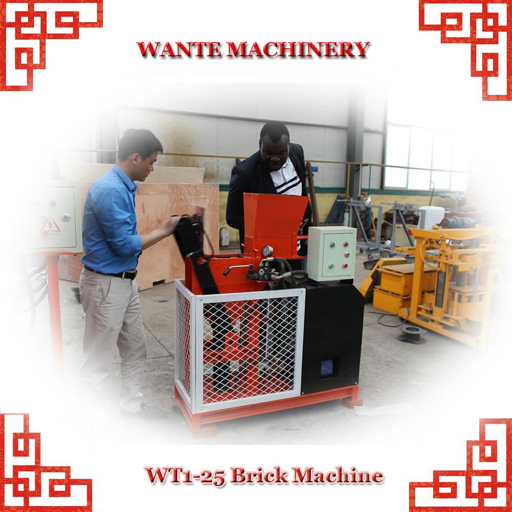 WANTE MACHINERY WT1-25 Interlock brick making machine 4