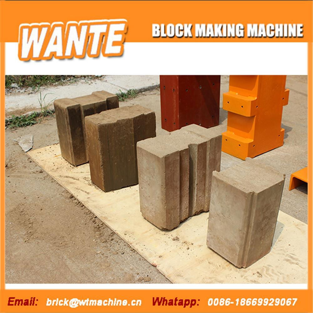 WANTE MACHINERY WT1-20 manual brick making machine sell in philippines 5