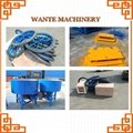 WANTE MACHINERY QT40-1 concrete block machine with block machine wood pallet 5