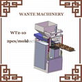 WANTE MACHINERY New Type WT2-10 fully automatic block making machine 2pcs/mold C