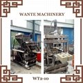 WANTE MACHINERY New Type WT2-10 fully automatic block making machine 2pcs/mold C 3