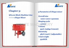China Machinery QT3-20 Colorful paver machine from Linyi Wante Machinery Co.,Ltd
