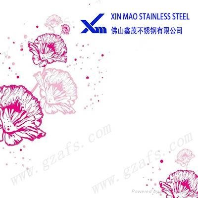 laser finish stainless steel sheet 
