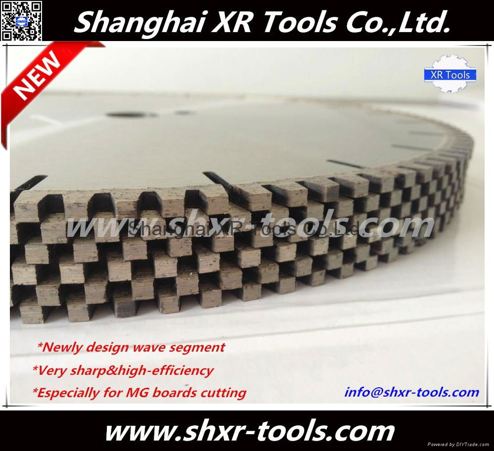 400mm New developed diamond cutting blades especially for Magnesium Board cuttin 3