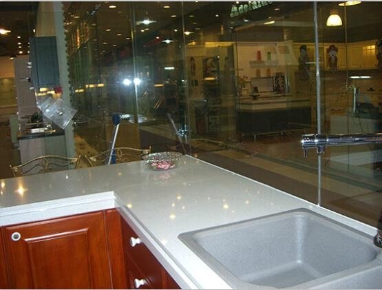 quartz stone  countertop fabricating kitchen countertop 4
