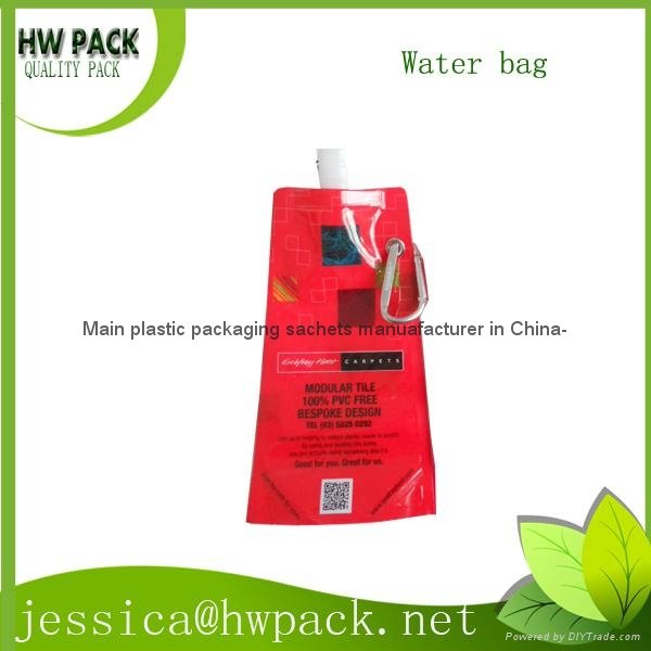 plastic folded drinking water bag 4