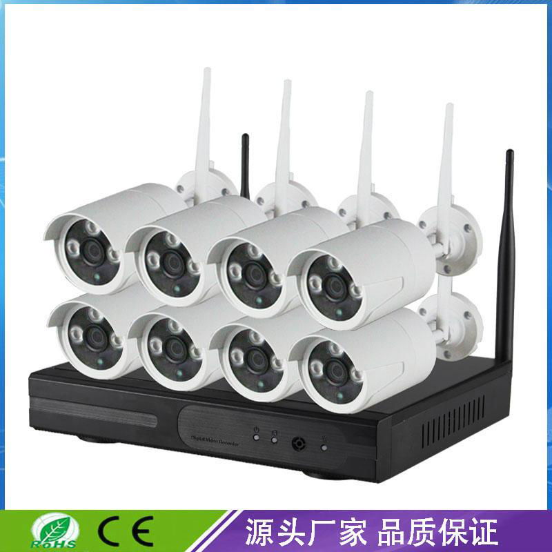 8CH 1080P HD Outdoor IR Night Vision IP Camera WIFI CCTV System Wireless NVR Kit