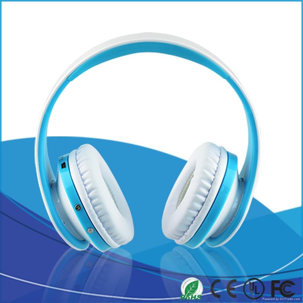 Whosale fashion bluetooth headset for music player or mobile phone 3