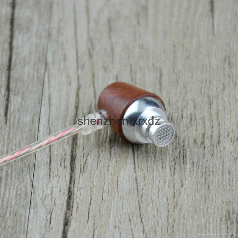 factory promotion earphone &cool in-ear stereo wood earphone 4