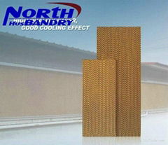 Evaporative cooling pad