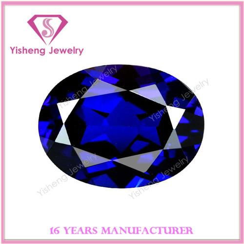 Oval Shape Faceted Quality Blue Sapphire Gemstone
