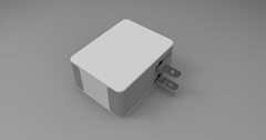 25w 5a /15w 3a 2ports USB Travel Charger  with Smart IC