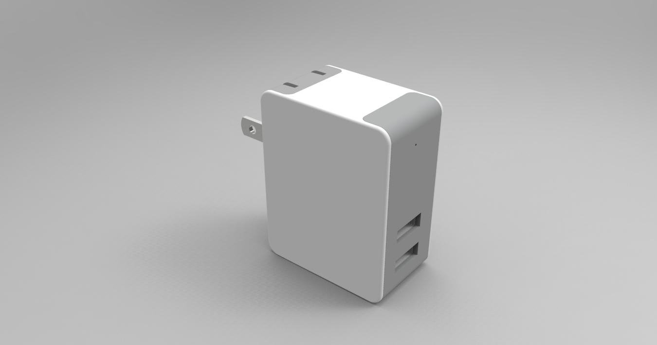 25w 5a /15w 3a 2ports USB Travel Charger  with Smart IC 3