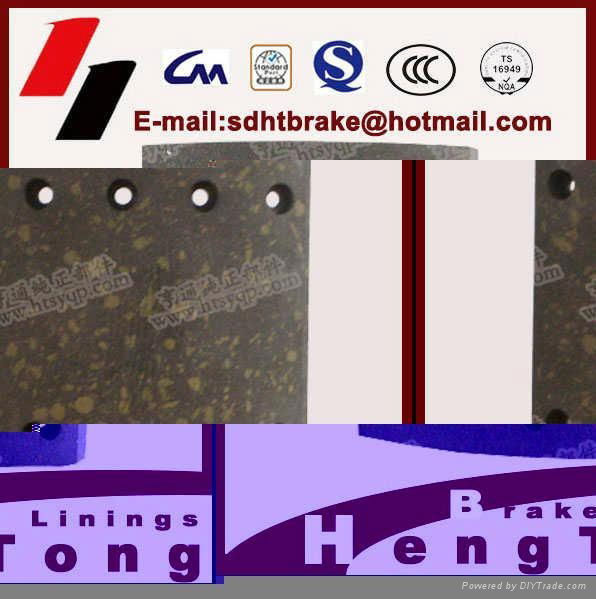 WVA 19032 BPW non-asbestos heavy duty truck brake lining for truck 4