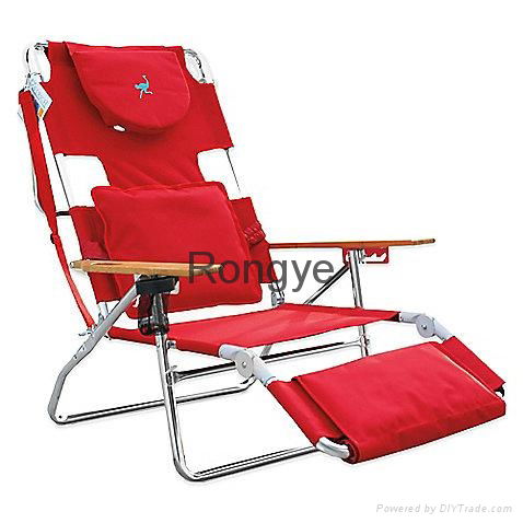 Ostrich 3-In-1 Deluxe Beach Chair In Blue 5