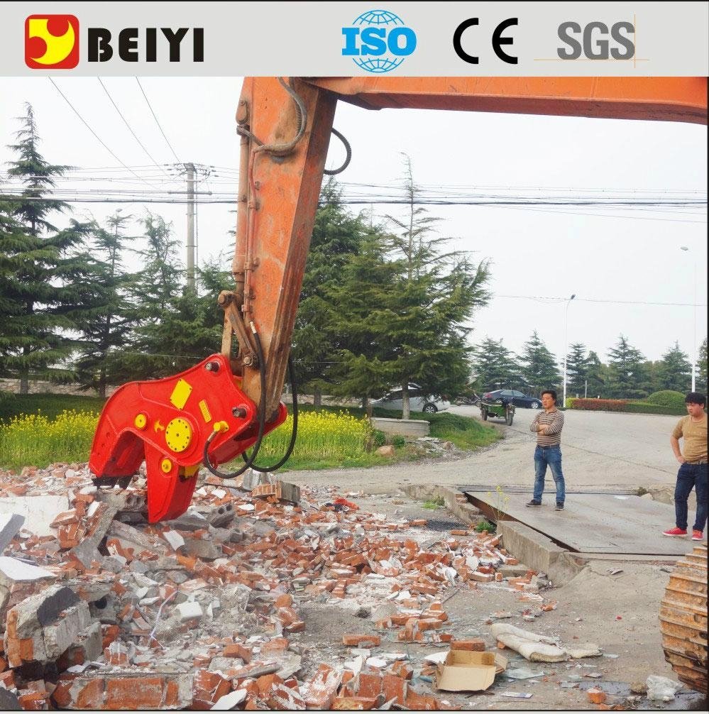 Beiyi Excavator Hydraulic Pulverizer Concrete Crusher 3