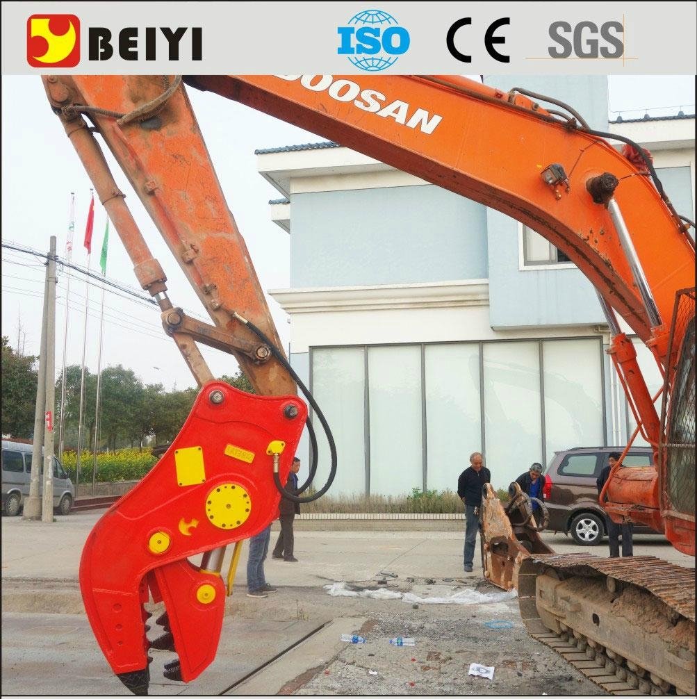 Beiyi Excavator Hydraulic Pulverizer Concrete Crusher 2