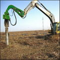 Excavator Hydraulic Vibratory Pile Driver