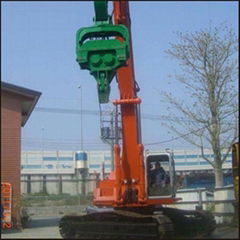 Excavator Hydraulic Vibratory Pile Driver Vibro Hammer