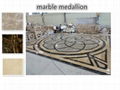 water jet marble medallion designs for hotel lobby 5