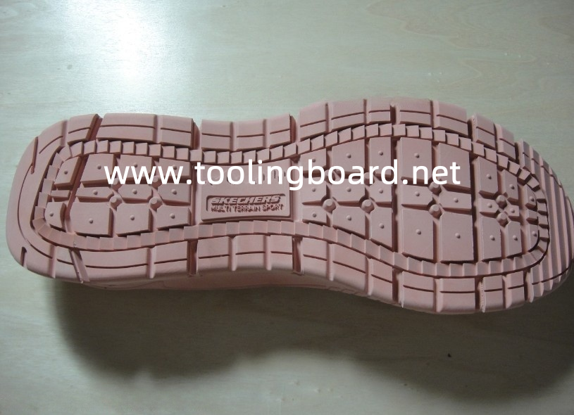 Resin board for shoe sole mold